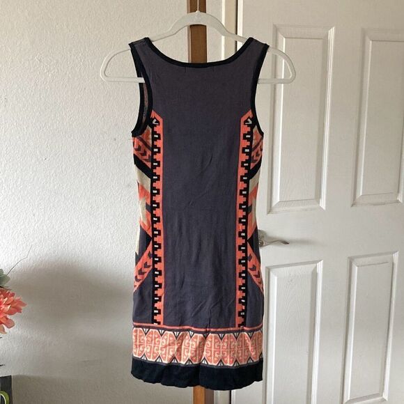 Flying Tomato Aztec Tribal Bodycon Tank Dress size Small - Picture 5 of 5